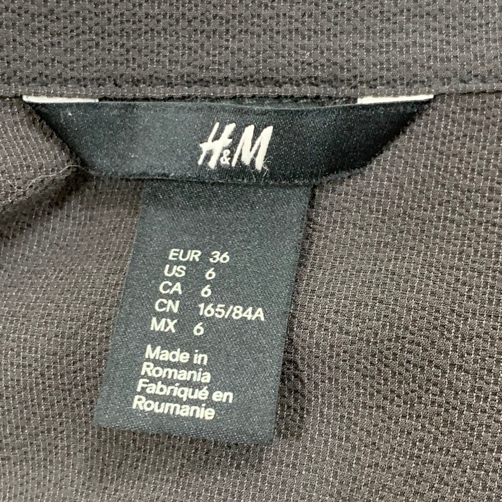 H&M Gray Shirt Dress W/ Belt - Picture 7 of 8